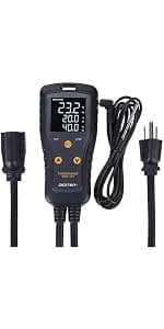 110V 15A Temperature Controller DTC151 Plug in Thermostat Outlet Digital Temperature Controller for Heat Mat — product details