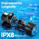 120W Pond Pump — 2700GPH Submersible Water Pump for Koi Pond