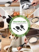Dog Food Scoop Set with Silicone Can Scraper