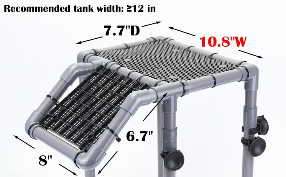 Large Turtle Basking Platform for Aquatic Turtles — Choose Comfort and Safety for Your Water Turtle!