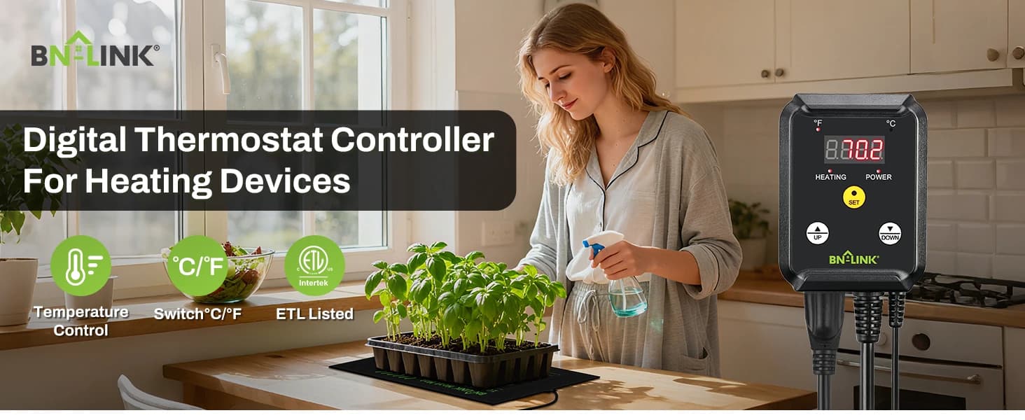Reptile Thermostat Temperature Controller — product details