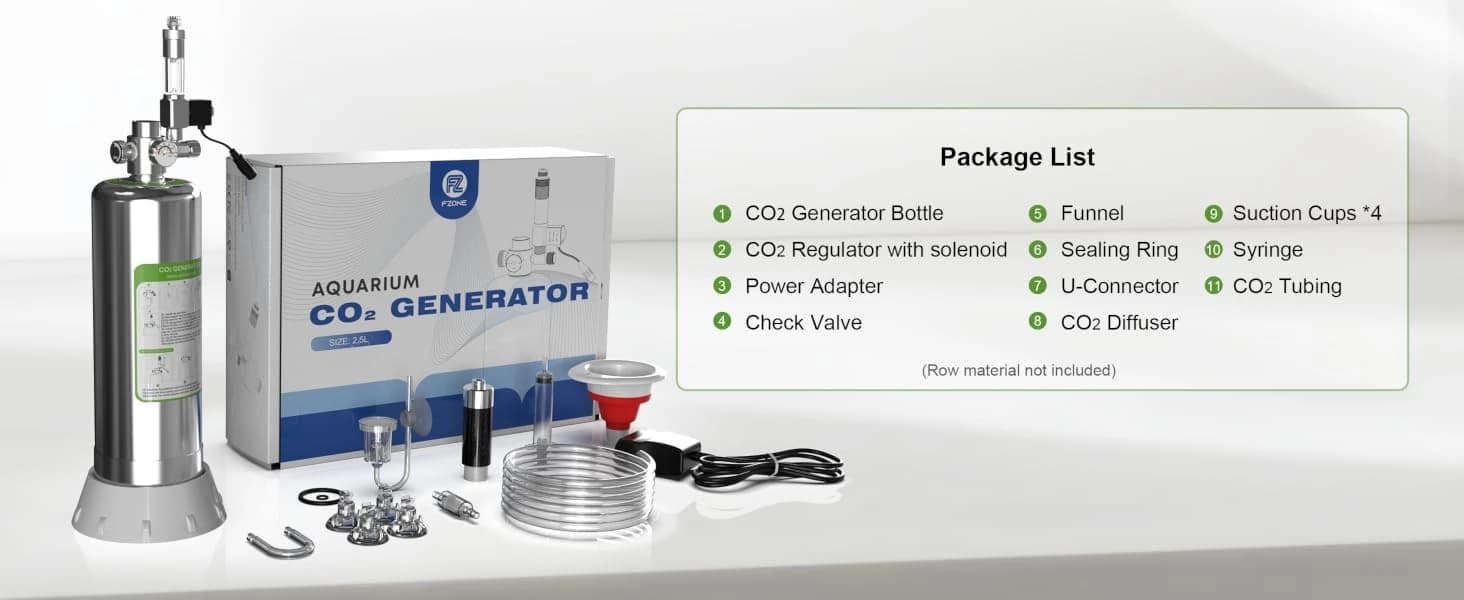 2.5L Upgraded Aquarium CO₂ Generator kit for Aquarium Plants Tanks — product details