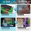 2 Pcs Aquarium Light Riser for Rimmed/Rimless Tanks (Width 3 inch)