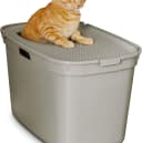 by Petco Top-Entry Litter Box Tan 23.2" L X 15.4" W X 15" H