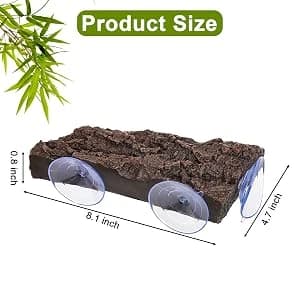 Turtle Basking Platform — Fish Tank Aquarium Tortoise Climbing Platform with 3 Suction Cups — collection imagery