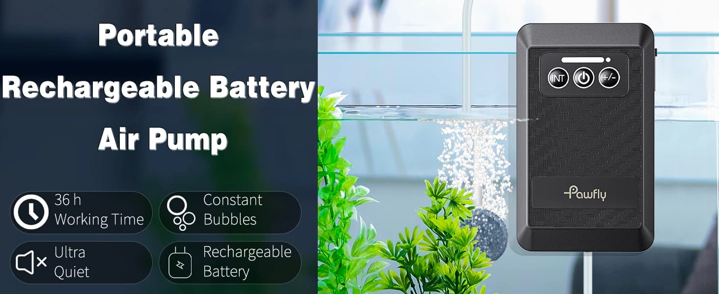 Aquarium Lithium Battery Powered Air Pump USB Rechargeable Oxygen Pump Portable Live Bait Aerator Pump for — product details