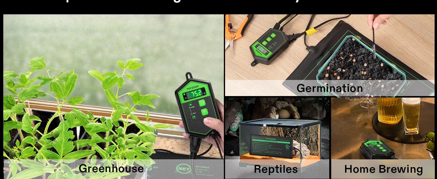 Digital Heat Mat Thermostat Controller — product details