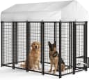 8x4x6FT Outdoor Dog Kennel for Large Dogs