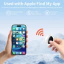2 Pack Tracker Tags — Finder Apple Find My MFi Certified Waterproof iOS Only