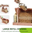 Squirrel-Proof Cedar Hopper Bird Feeder