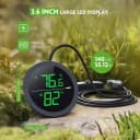 Real-time Display LED Digital Reptile Thermometer and Humidity Gauge