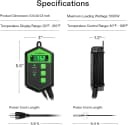 Digital Heat Mat Thermostat Controller