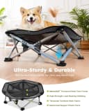 Raised Dog Bed with Cooling Mat