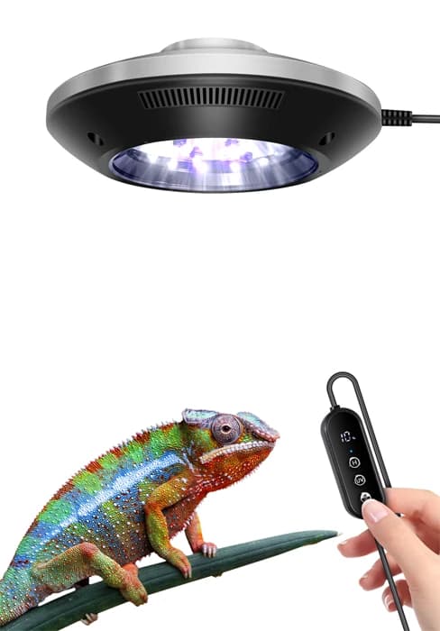 16-Inch LED UVB Reptile Light with Auto On/Off and Preset Day-Night Cycle Dimming — collection imagery