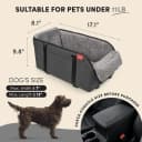 Center Console Dog Car Seat for Small Pets to 11lbs