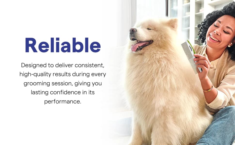 Dog and Cat Grooming Comb for Removes Tangles — product details