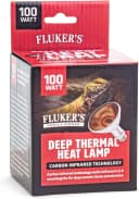 Deep Thermal Heat Lamp for Reptiles with Carbon Infrared Technology