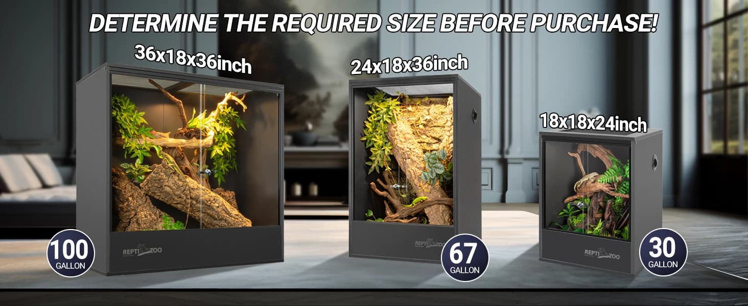 30 Gallon PVC Tall Reptile Tank — product details