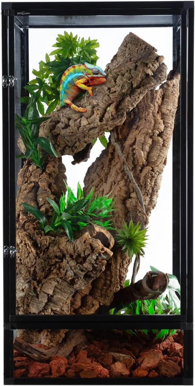 18" x 18" x 36" Front Opening Chameleon Cage with 3-Sided Metal Mesh