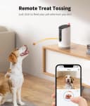 2K Pet Camera Treat Dispenser