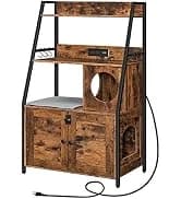 Litter Box Enclosure — Cat Litter Box Furniture with Removable Divider — collection imagery