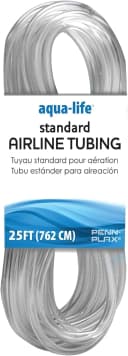 Aqua-Life Standard Airline Tubing - 3/16 Inch Flexible Airline Hose for Aquarium Pumps
