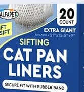 Elastic Cat Litter Box Liners - Extra Giant 10 Count - Tear-Resistant Cat Litter Bags - Waterproof Kitty Litter — collection imagery