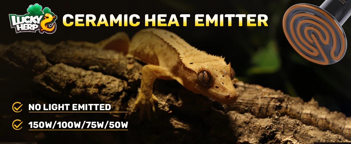 150W Ceramic Heat Emitter — Reptile Heat Bulbs — product details