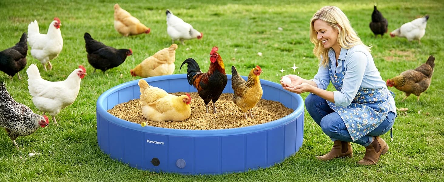 Foldable Dog Pool with Sprinkler and RGB LED Light — collection imagery