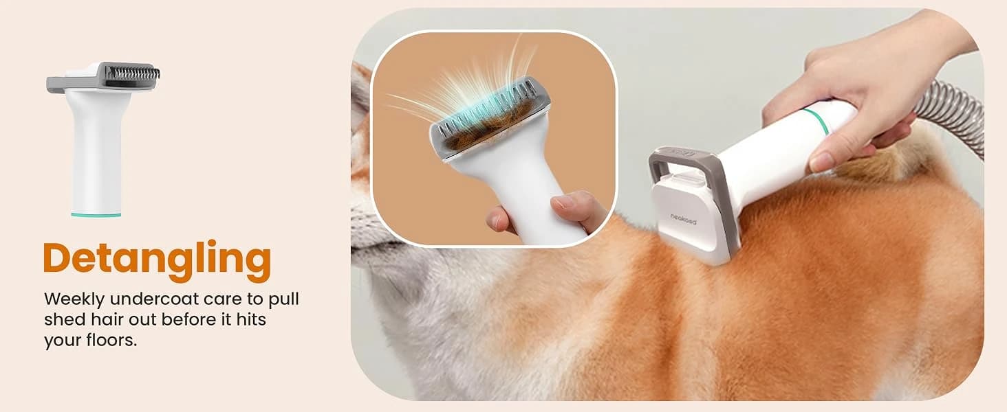 P1 Pro Dog Grooming Vacuum — 6-in-1 Kit — product details