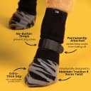 TigerToes Premium Non-Slip Dog Socks for Hardwood Floors - Extra-Thick Grip that Works Even When Twisted