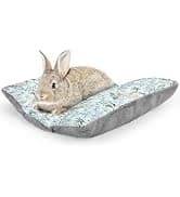 15"x14" Soft Plush Rabbit Bed Washable Cuddle Mat for Small Pets — collection imagery