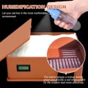 Reptile Hide Snake Hide — with a Humidification Groove Fitted with a Temperature and Humidity Sensor