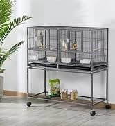 64-Inch Open Top Bird Cage for Parakeets and Cockatiels — collection imagery