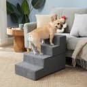 Dog Stairs for Bed 18" H — 4-Step Dog Steps for High Bed