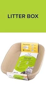 Disposable Cat Litter Box Large, 6 Count, Durable Portable for Travel and Home, Eco-Friendly Disposable Litter — product details