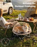 Raised Dog Bed with Cooling Mat
