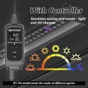 16-Inch LED UVB Reptile Light with Auto On/Off and Preset Day-Night Cycle Dimming