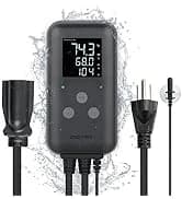 110V 15A Temperature Controller DTC151 Plug in Thermostat Outlet Digital Temperature Controller for Heat Mat — collection imagery