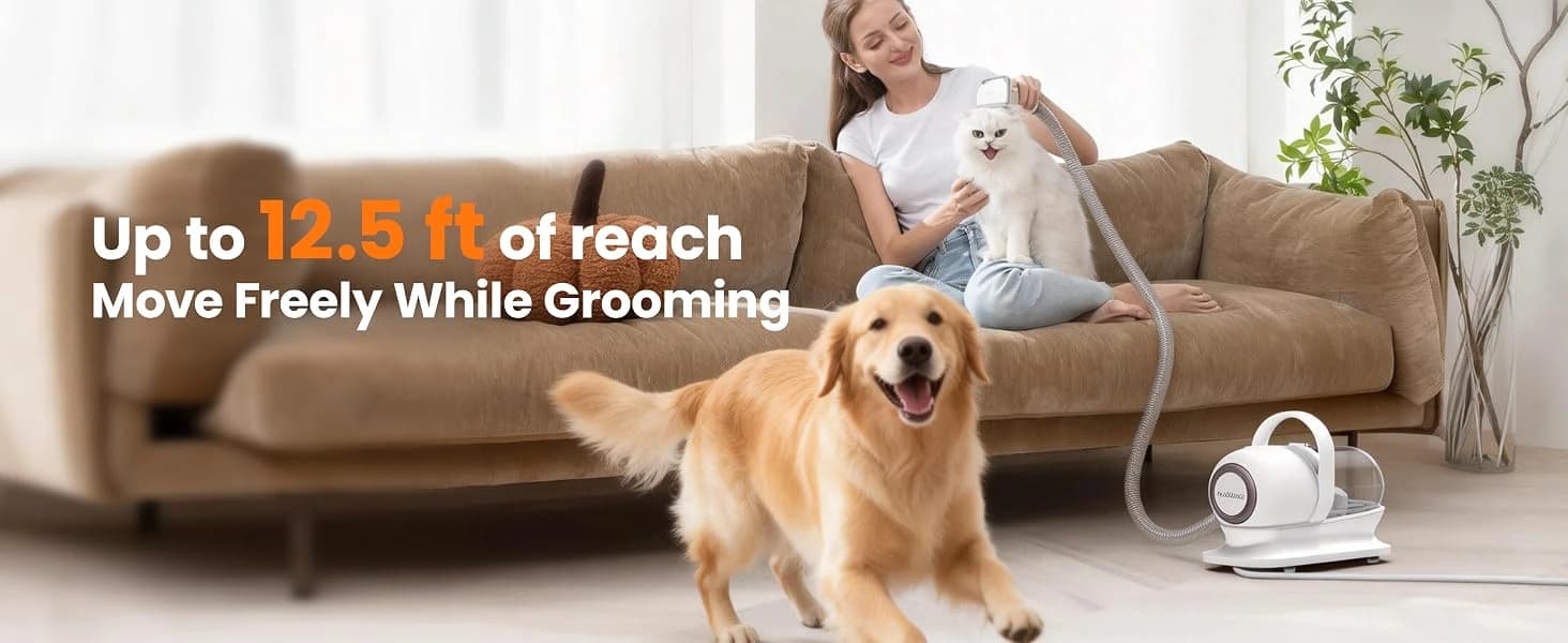 P1 Pro Dog Grooming Vacuum — 6-in-1 Kit — product details