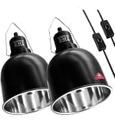 Reptile Light Fixture — 2 Packs 5.5 Inch Deep Dome Lampshade — collection imagery