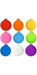 6 packs Pet Food Can Lids — Food Safe BPA-Free and Dishwasher Safe — product details
