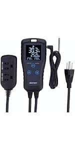 110V 15A Temperature Controller DTC151 Plug in Thermostat Outlet Digital Temperature Controller for Heat Mat — product details