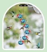 Charming Wind Chimes Hummingbird feeders for Outdoors Hanging ant and bee Proof — collection imagery