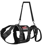 Service Dog Vest Harness, Service Dog Cape Guardian Dog Backpack Harness with Pouches Dog Saddle Bag for Small — collection imagery