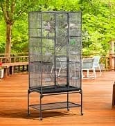 64-Inch Open Top Bird Cage for Parakeets and Cockatiels — collection imagery