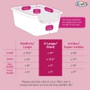Elastic Cat Litter Box Liners - Extra Giant 10 Count - Tear-Resistant Cat Litter Bags - Waterproof Kitty Litter