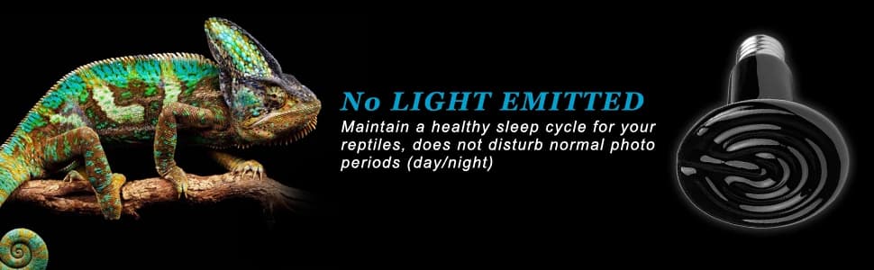 Reptile Heat Bulb 50W 2PCS Ceramic Heating Emitter Lamp — collection imagery