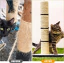 Natural Sisal Rope for Cat Scratcher — 1/4in x 164ft Twine for Cat Tree