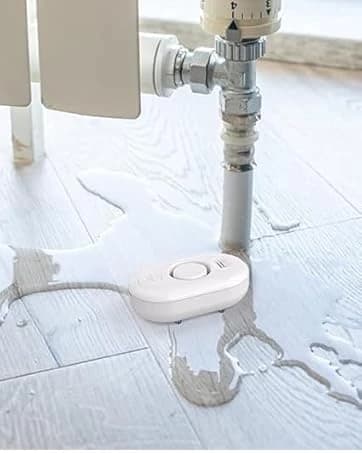5 Pack Water Leak Detectors for Home — 100dB Water Sensor Alarm for Basement — collection imagery